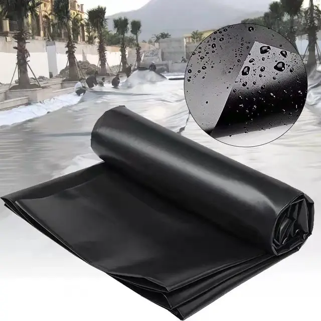 Geomembrane HDPE Sheet 1mm 1.2mm Geomembrane Biodigester for Biogas project