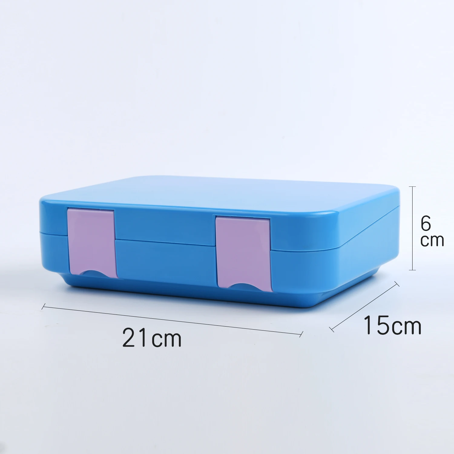 6 compartments Meal Prep Bento Box Containers for Kids or adults with Built-In Ice Pack