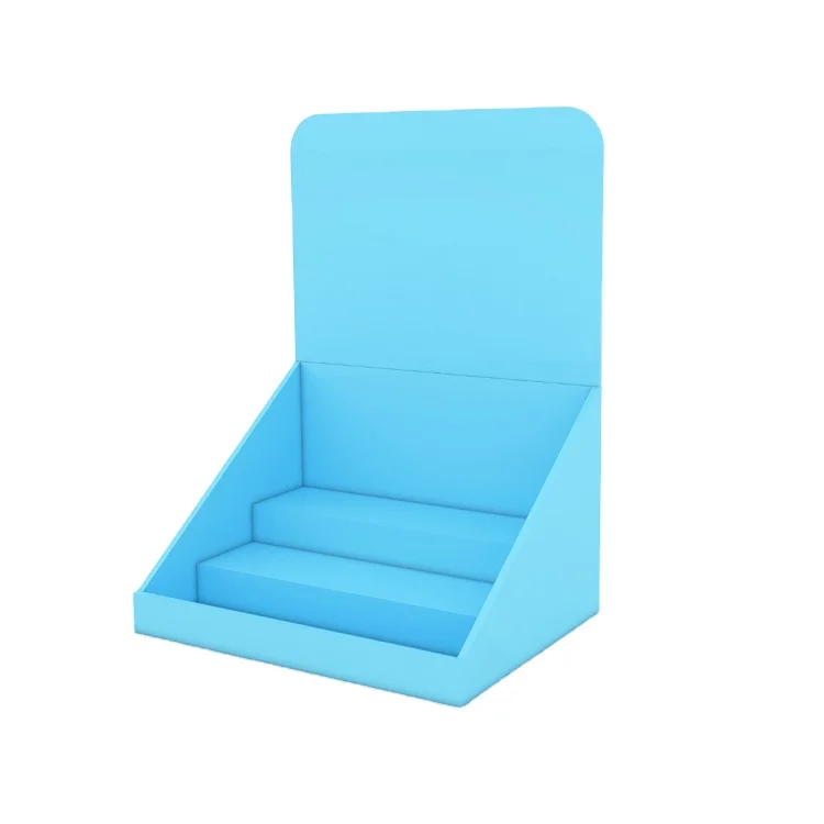 Customized pop cardboard counter display box for bottles & bulk goods