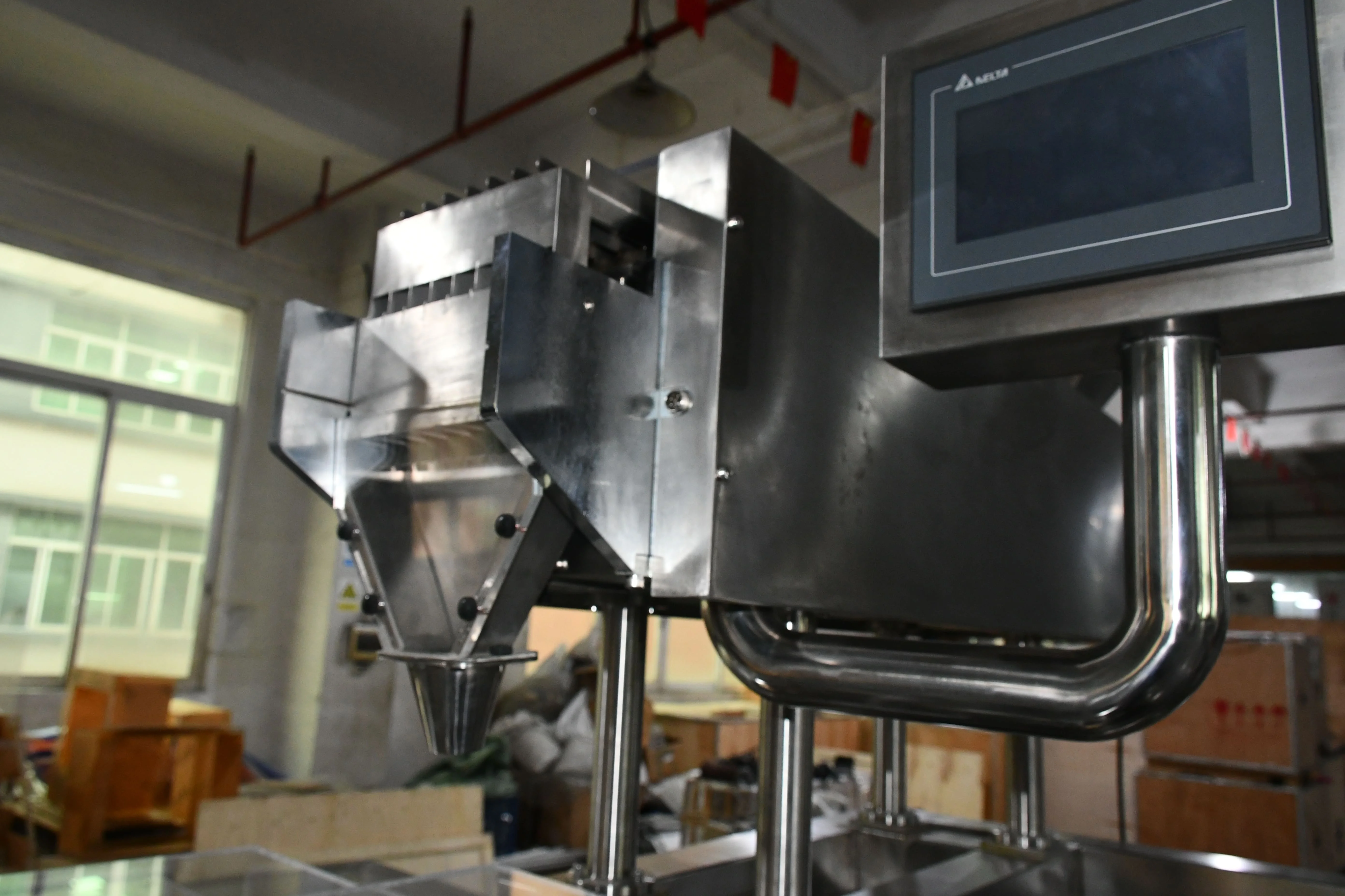 Automatic Soft Sweets Gummy Worms Candy Premade Pouch Linear Doypack Packing Machine