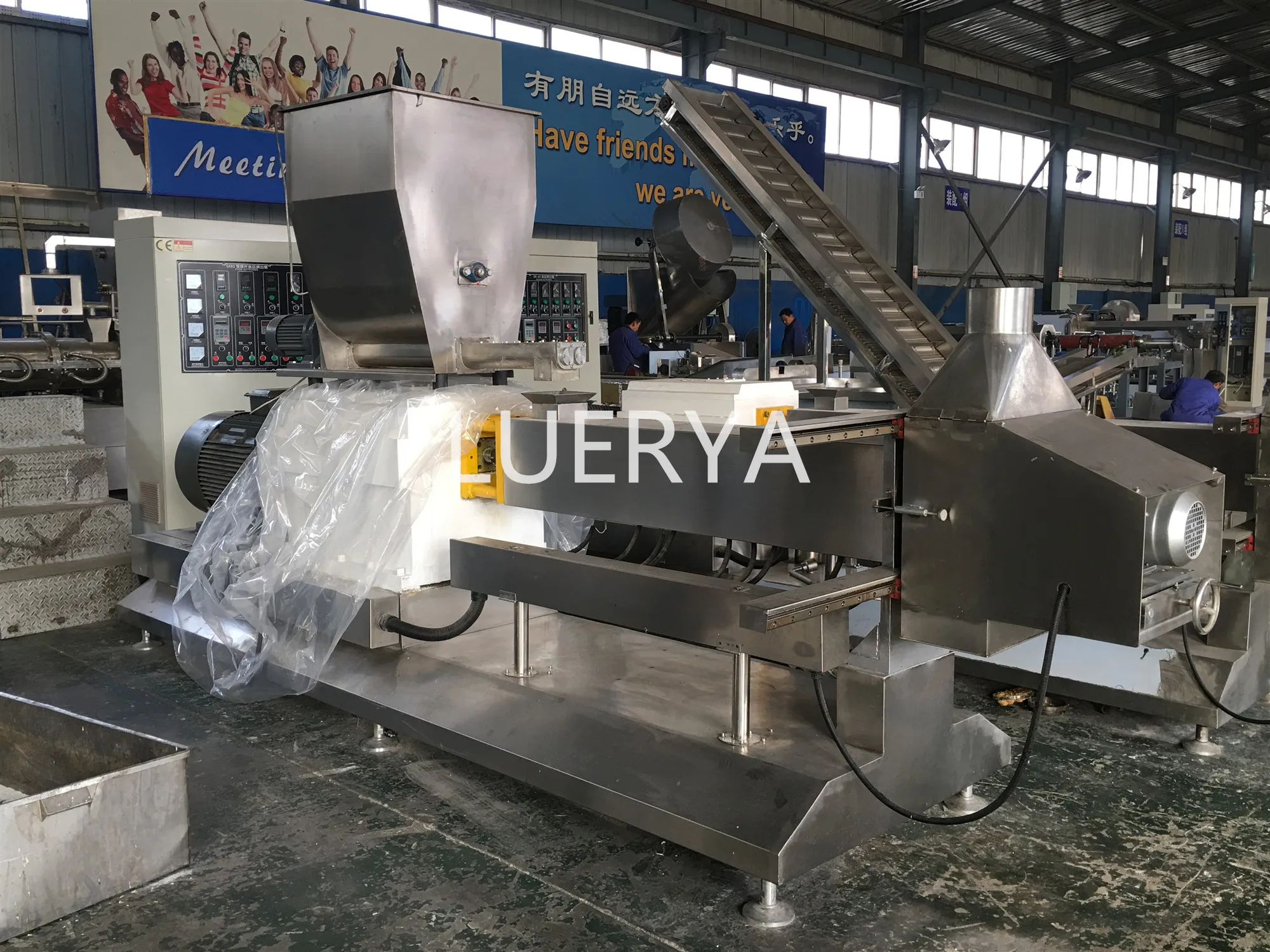 Full automatic line bread crumbs extruder price