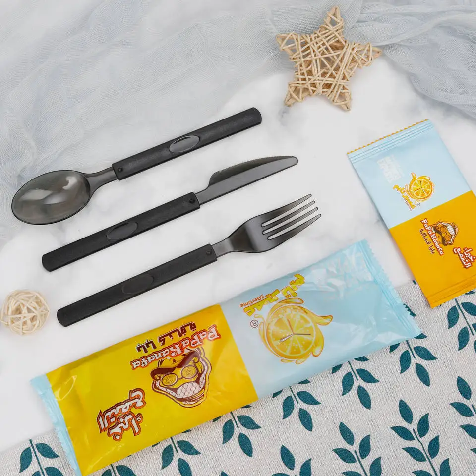 disposable plastic knife spoon and fork with low price and high quality