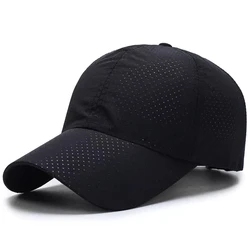 fashion sport caps with holes unisex summer snapback cap custom baseball caps