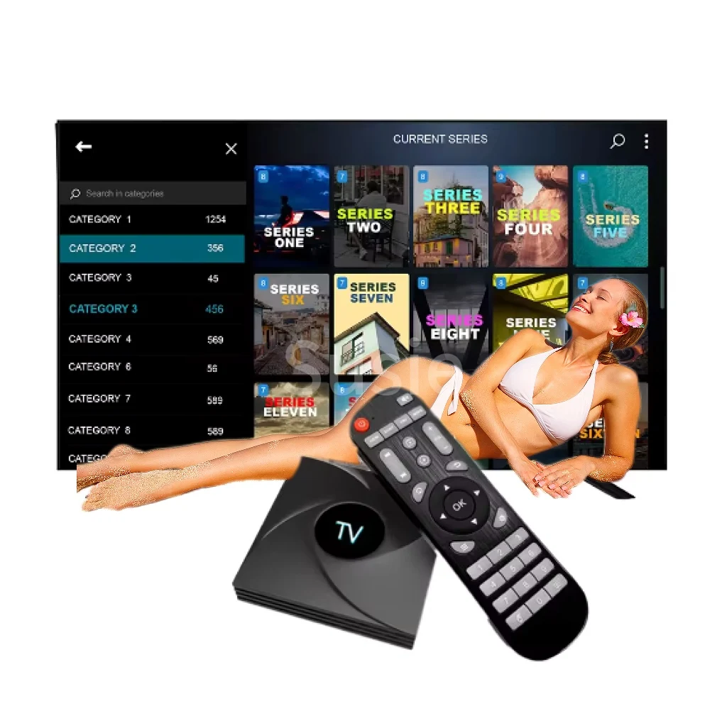 RK3318 Quad Core Android Smart With 4K 8K M3U8 5G Mega OTT IPTV BOX Full HD World Most Popular Admin Set Top Box