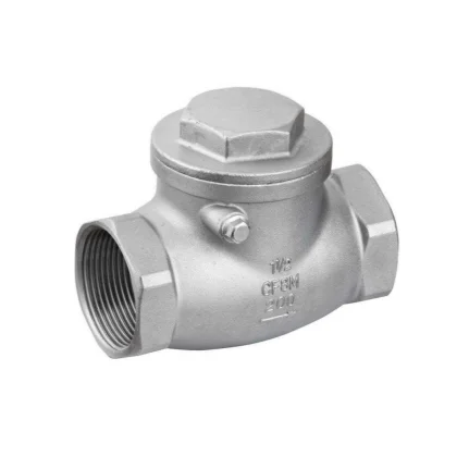factory supplier stainless steel  control valve check valve control water Female swing check valve