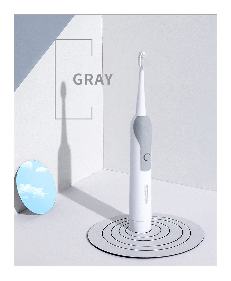 Intelligent Ultrasonic Electric Toothbrush false   teeth container clean  teeth  deeply    for  adult  trencher teeth