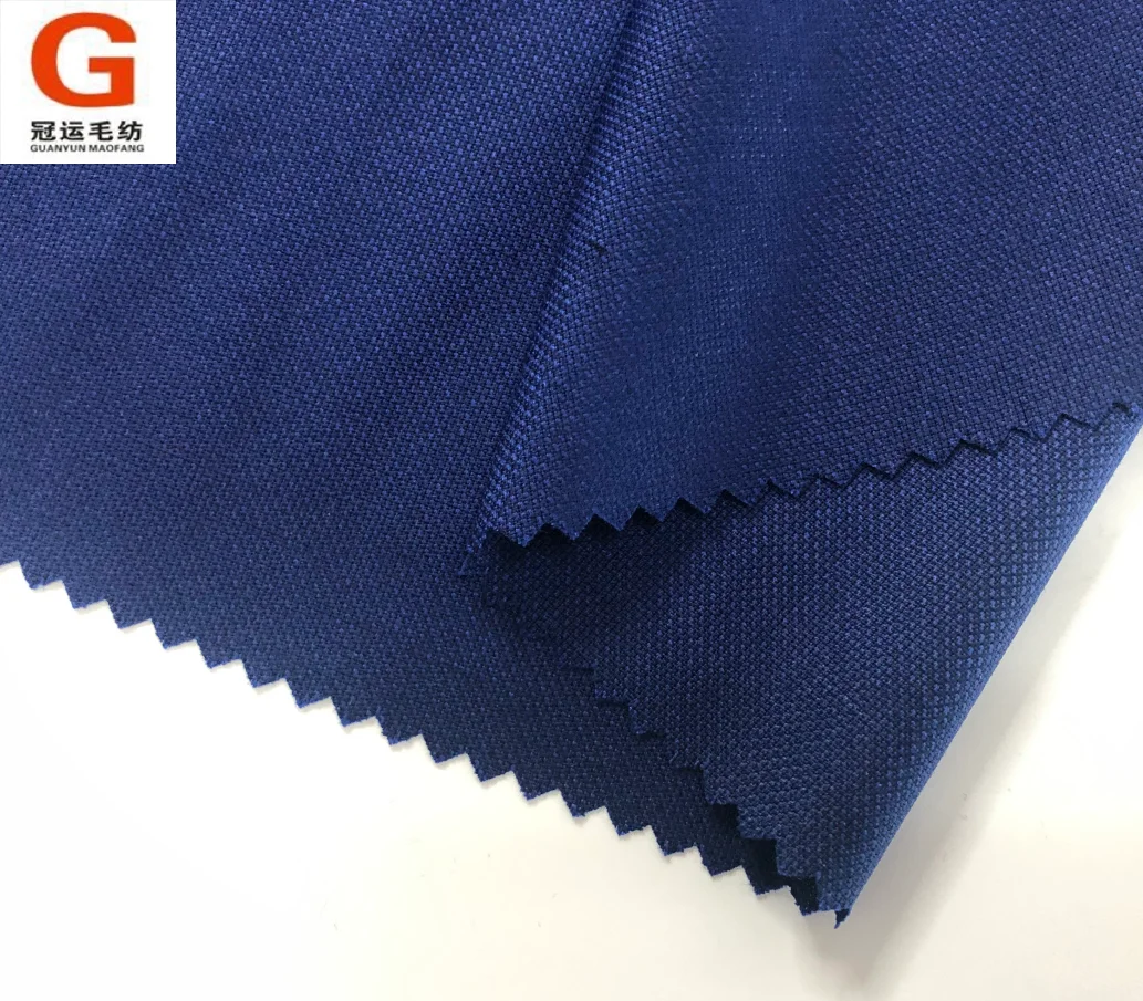 In stock checked worsted 100W 70W 50W 30W super fine italian wool suit fabric