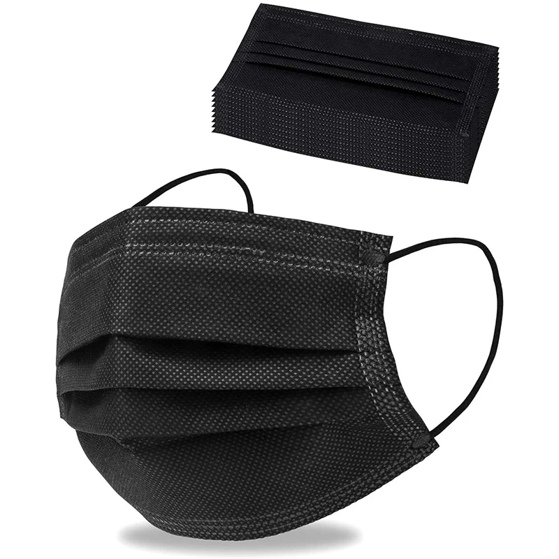 3 одноразовая медицинская маска с тремя складками пыли косметические маски для лица медицинская Защитная черная маска для дайвинга
