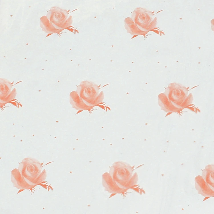 
High Quality Custom Flower Printed Wrapping Cellophane Sheets, Wholesale Water Soluble Cheap Price Translucent cellophane sheets 