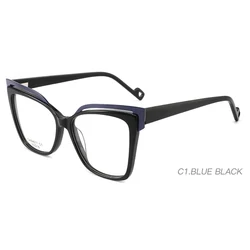 Wholesale Price Eyeglasses Acetate Frames Double Color Optical Spectacles