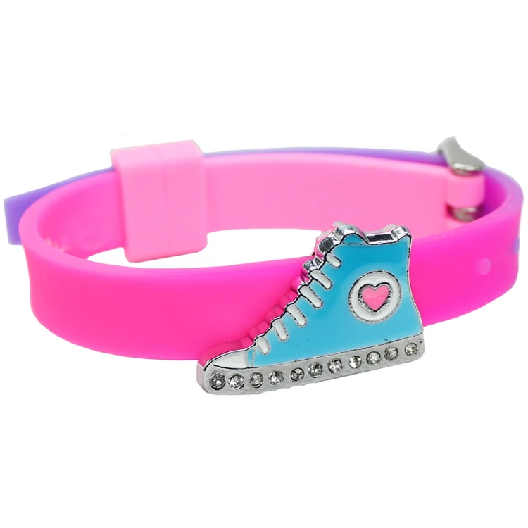 Yummy Gummy Slider Charm Jewel Silicone Bracelet Colorful Soft Scented Bangles Bracelet
