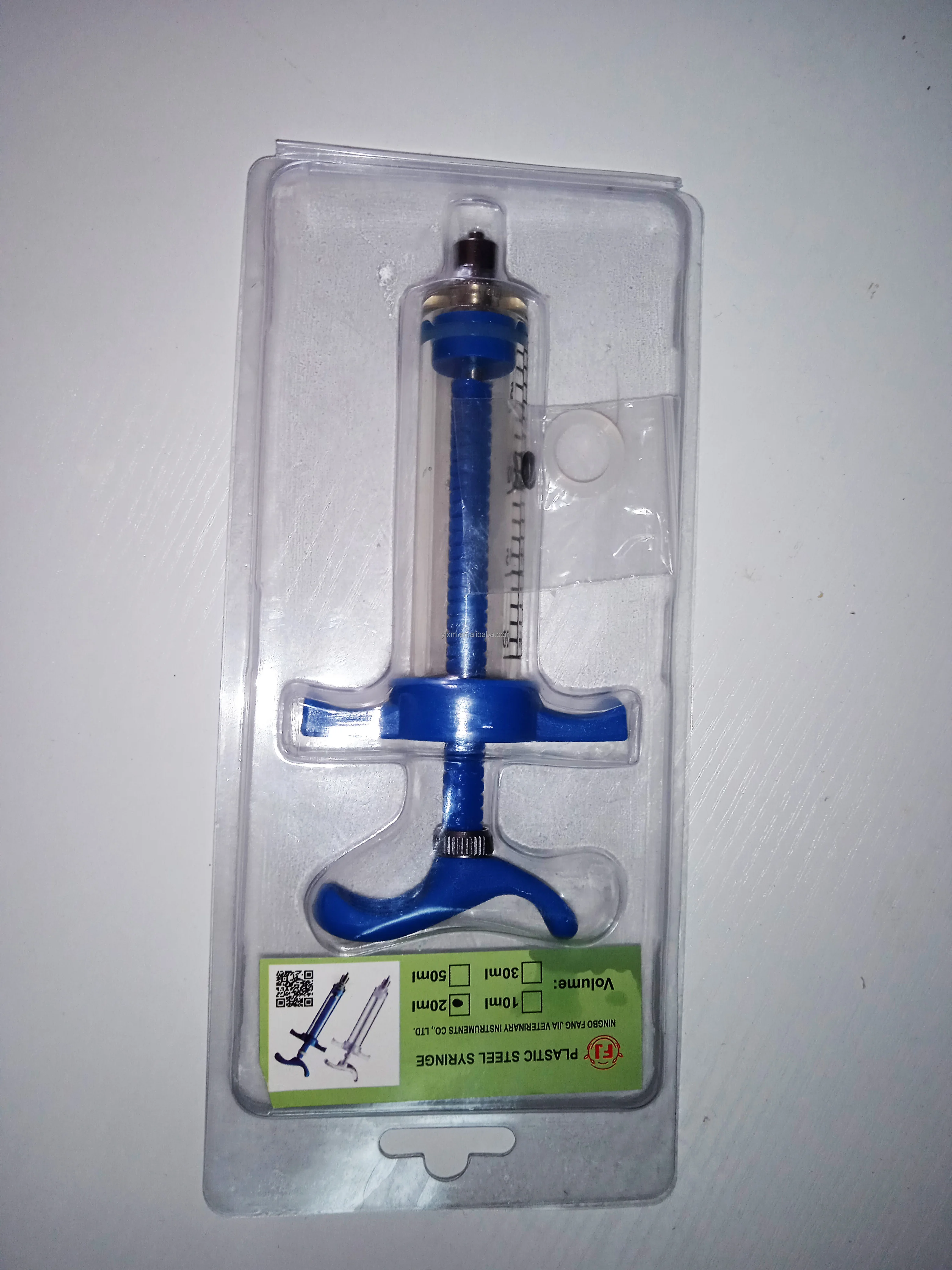 30ml/50ml Automatic Cattle Sheep Animal Vaccine Syringe Plastic Steel TPX Veterinary Injection Syringe