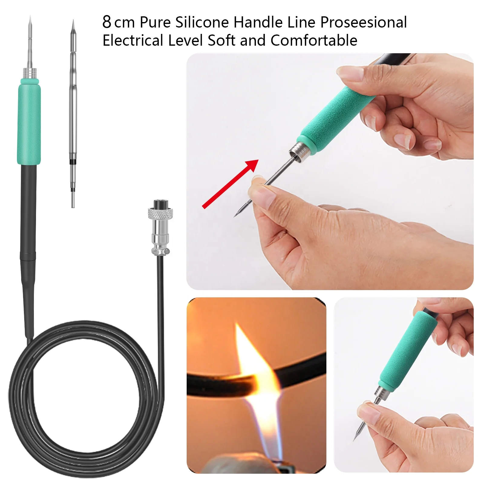 handskit T2102    Soldering Station Dual Handle Solder iron OLED Digital Adjustment Auto Sleep SMD Rework Repair JBC 115 Welding