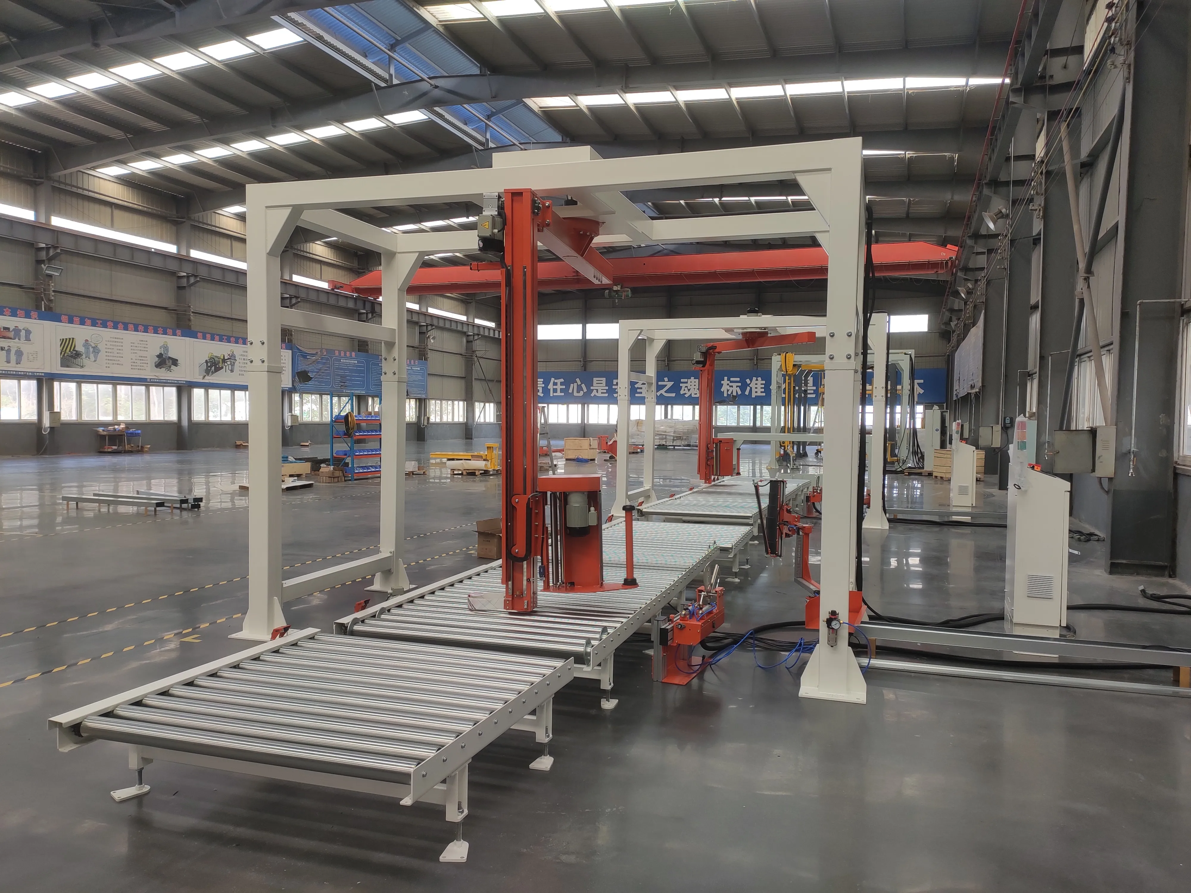 Smart Warp Fully Automatic Rotary Arm Stretch Film Wrapping Machine KN402