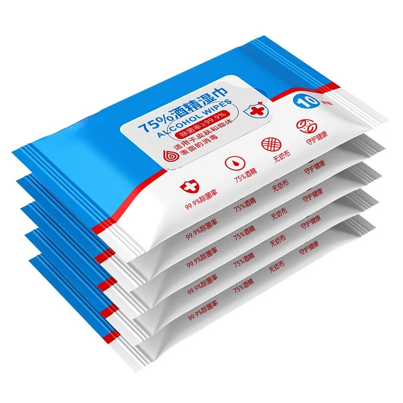 Winner Cleaning Anti Bacterial Alcohols Technica Disposable Wet Tissue Sanitary Wipes for Household Alcohol Wipes