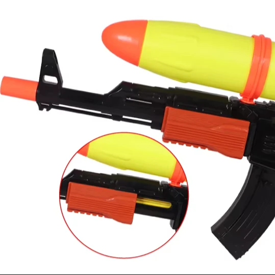 High quality control AK47 plastic water gun toy Seaside beach toy Portable 53cm Children Water Gun Toy