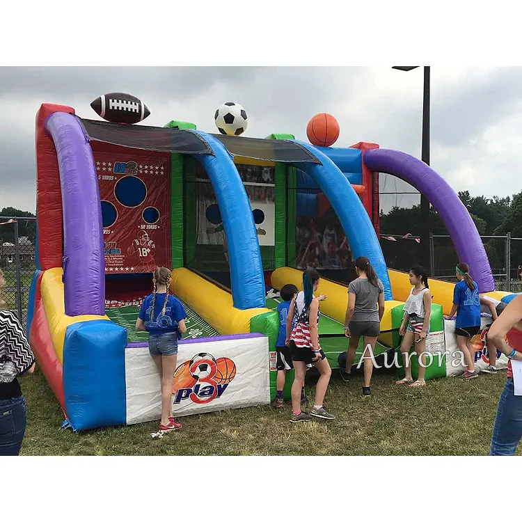 High Quality Carnival Basketball Game Inflatable Basketball Target Shooting Game Inflatable Basketball Hoop for Sale