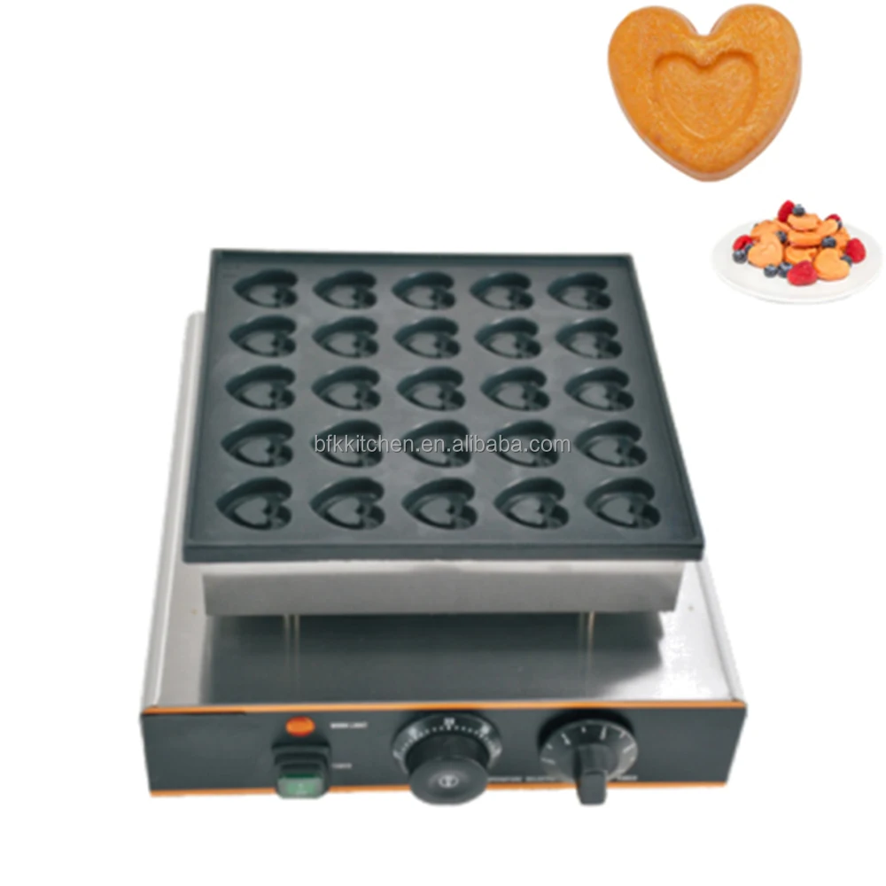 25PCS BIG Poffertjes Maker/ Dutch Pancakes/ Heart-Shape Muffin Maker For Sale