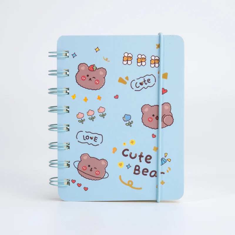 Медведь горох катушки этот академический B5 с напечатанным логотипом Дневник Книга набросков модных костюмов ноутбук monthlybackpack деловых поездок блокнотов