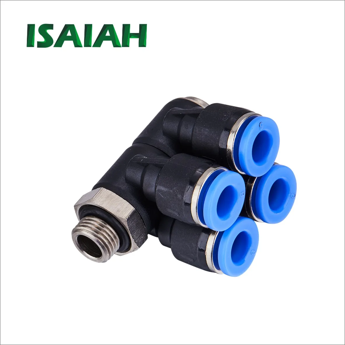From Ningbo Isaiah Factory  Universal Male Elbow One Touch Tube Air Fittings Pneumatic Quick Connector