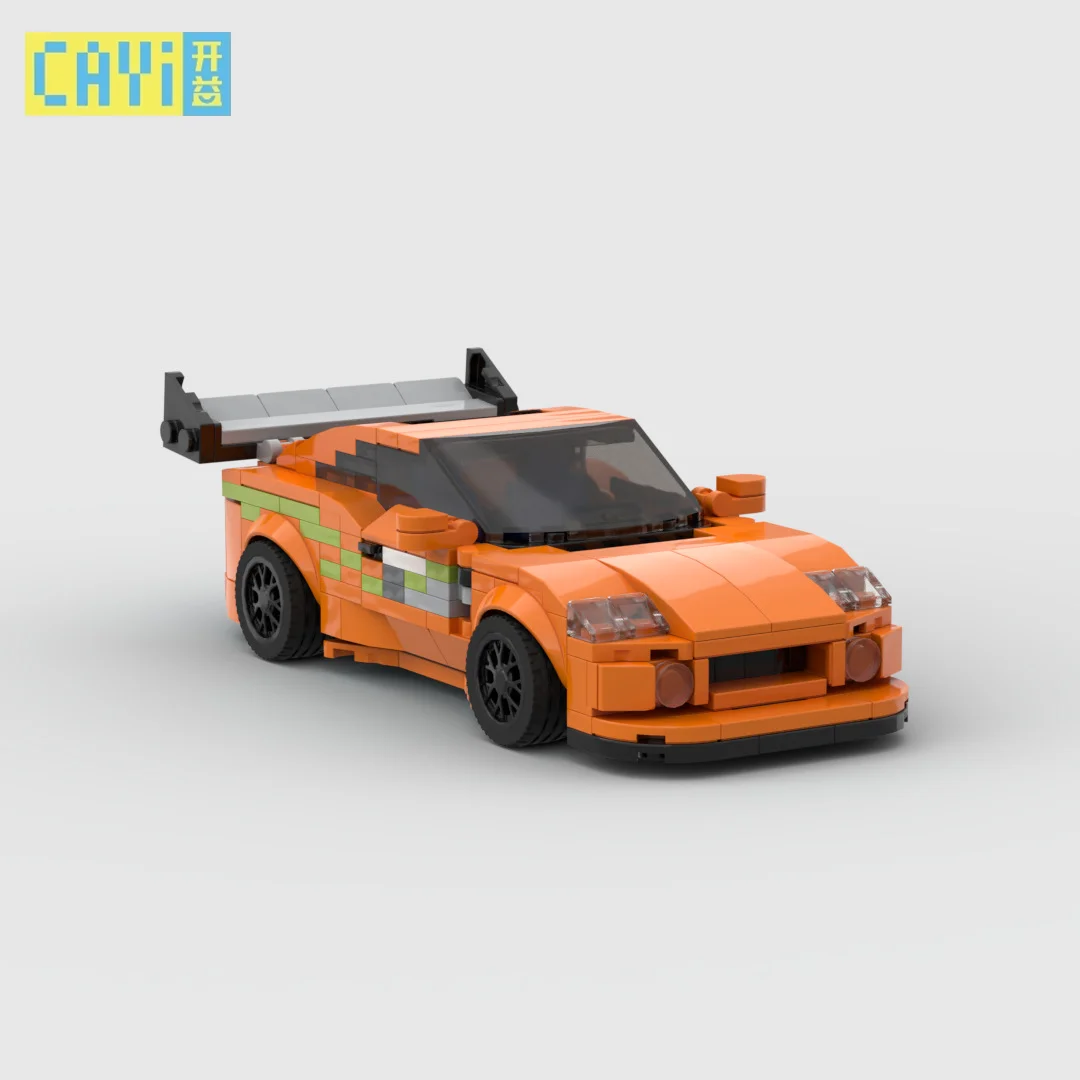 CAYI MOC Car Building Block Sets DIY Technic Block Classic Racing Car Set Mini Model Car Assembly Technical Brick Toys For kids