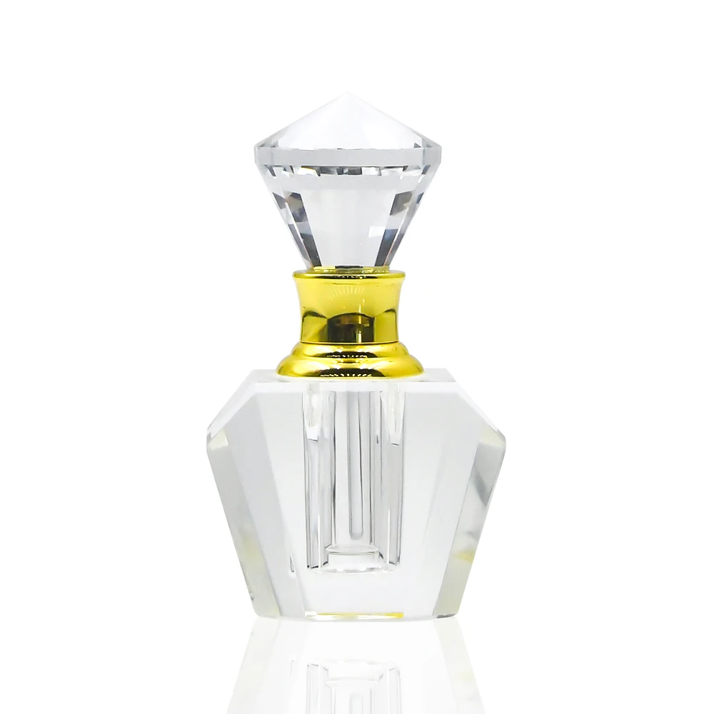 Hot Sale Spot 3ml 6ml Crystal Perfume Bottle Small Size Easy to Carry Crystal Essential Oil Bottle with Dripping Stick