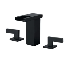 ware deck mounted brass basin mixer faucet double handle water faucet brass triple hole basin faucet