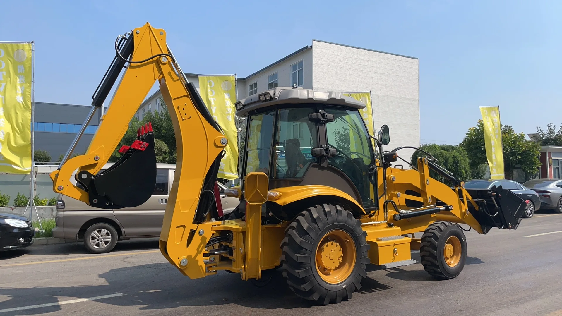 4 x 4 well 24 hours work hydraulic cylinder excavate wheel loaders excavators and loaders JCB-3XC hot sale on stock