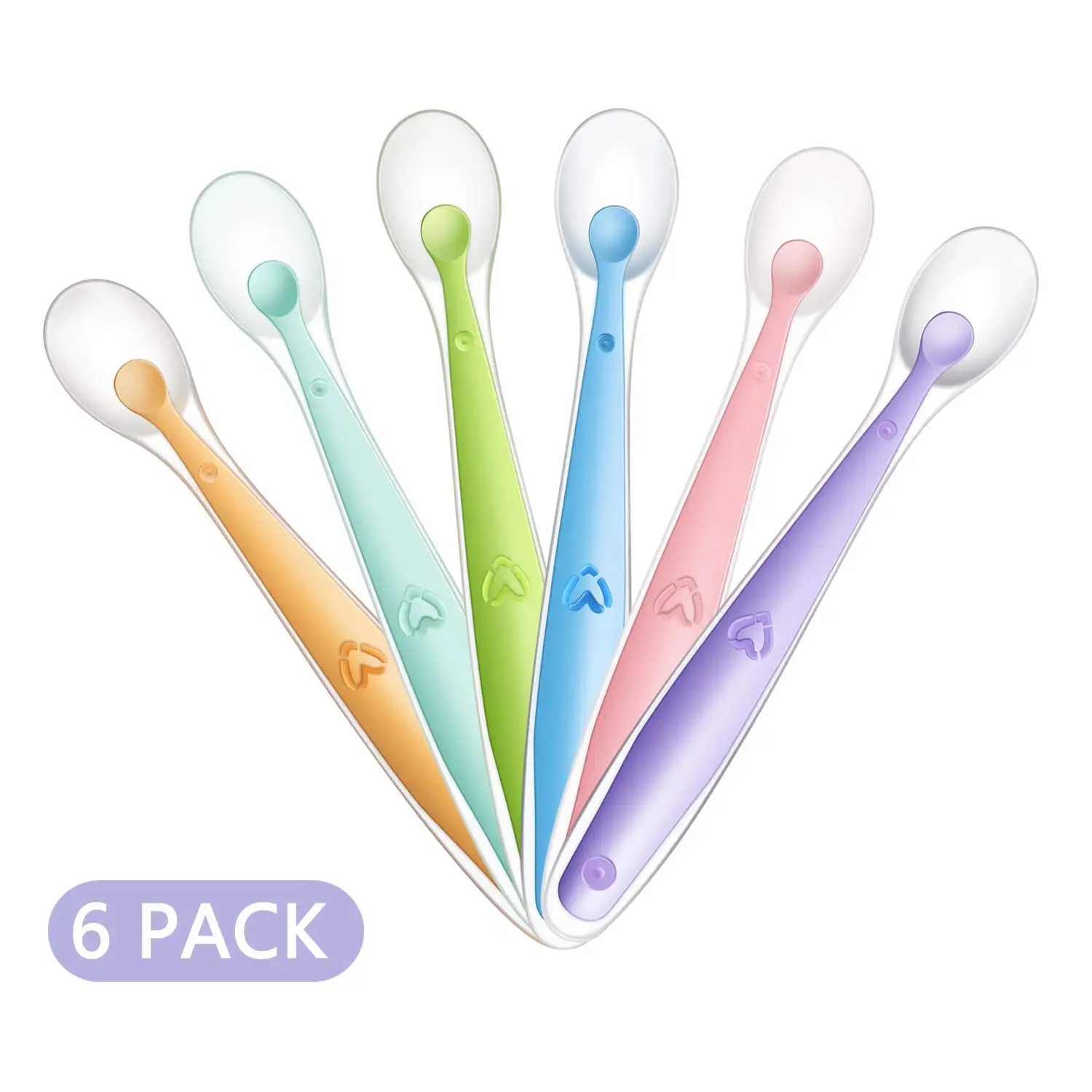 Newborn Soft Baby Training Feeding Tool Silicone Baby Spoon For Kids Toddlers Children Infants