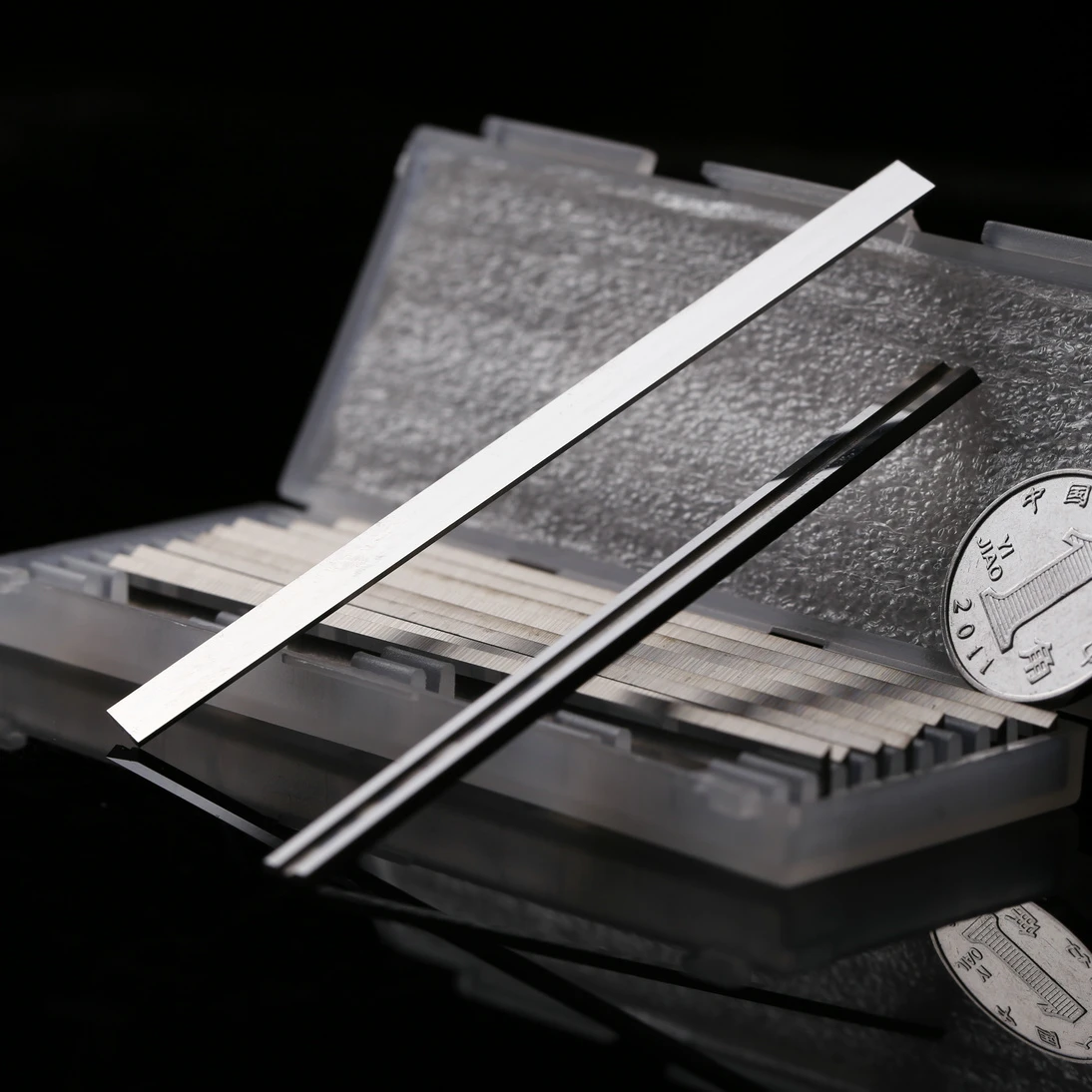 Disposable woodworking precision planer blade 78x5.5x1.1mm machine-use hard pressed gold planer blade