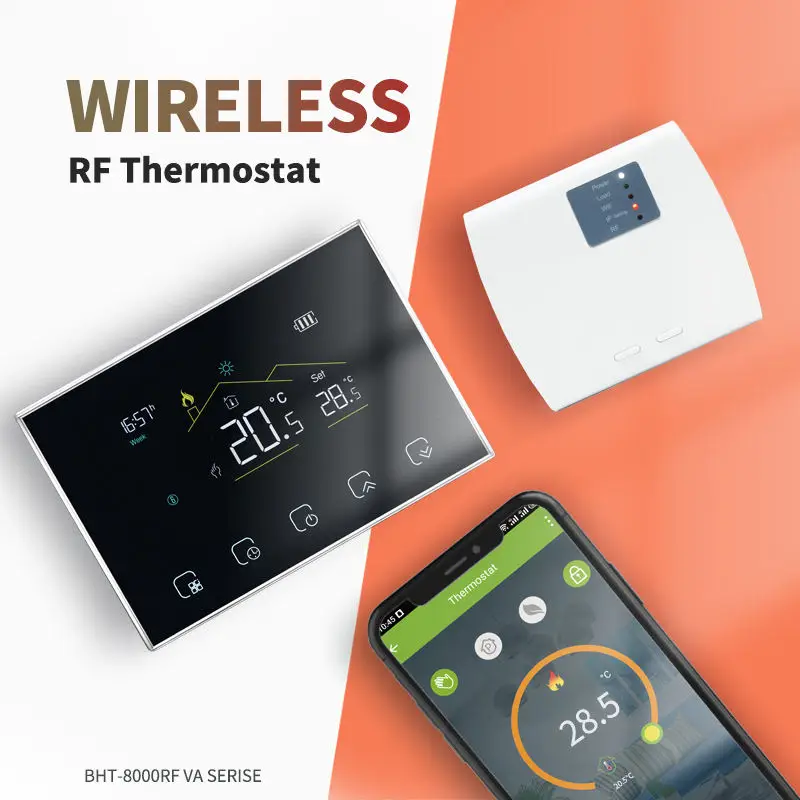Home Apartment Office Household Smart Wifi Programmable Heat Termostato RF Heating Thermostat