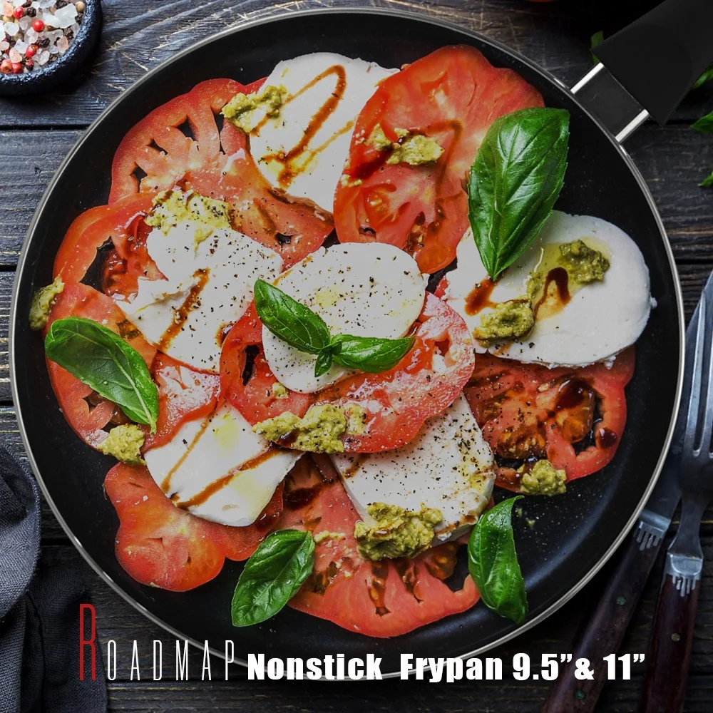 Горячая Распродажа кухонная антипригарная сковорода из углеродистой стали