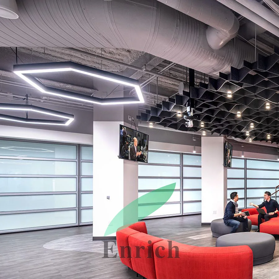 Aluminum Profile Hexagonal LED Linear Light with 600mm 900mm