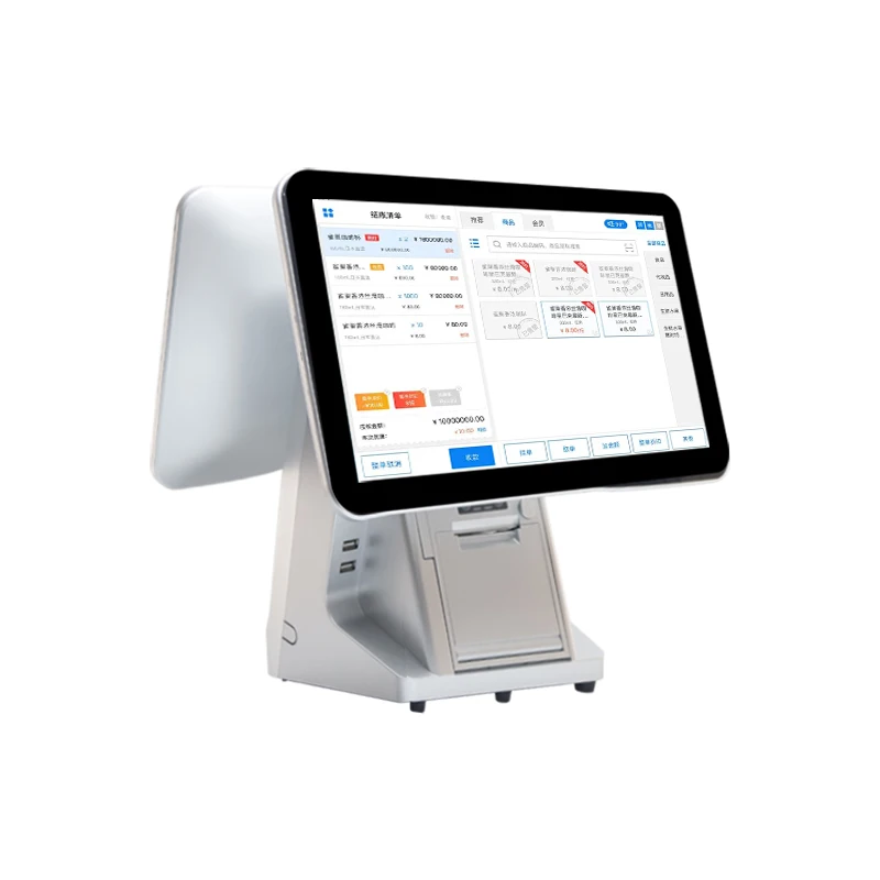 Оптовая продажа 15 6 + дюймов Pos-система набор ПК Win 7/10 Android Pos-терминал сенсорный экран кассовый аппарат для ресторана