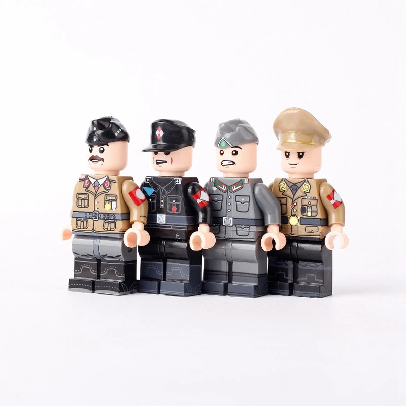 500-196 детали для печати на MOC + камуфляжные палатки русские солдаты Красной Армии немецкие блоки игрушки поделок запчасти подарков 3710 3623