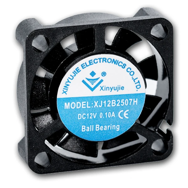 2507 car navigation 2 pins 3 pins 4 pins dc cooling fan 5v 12v high speed 18000 rpm axial fan 25x25x7mm