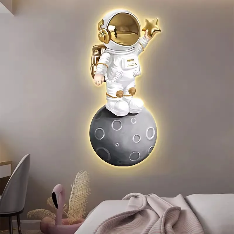 Art Decoration LED Acrylic Lamp Painting Animal Still Life UV Printing Crystal Porcelain Wall Decoration Airman