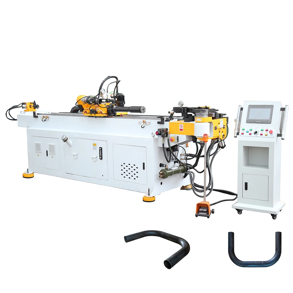 DW38CNC furniture pipe bending and punching machine economic manual rectangle pipe bender