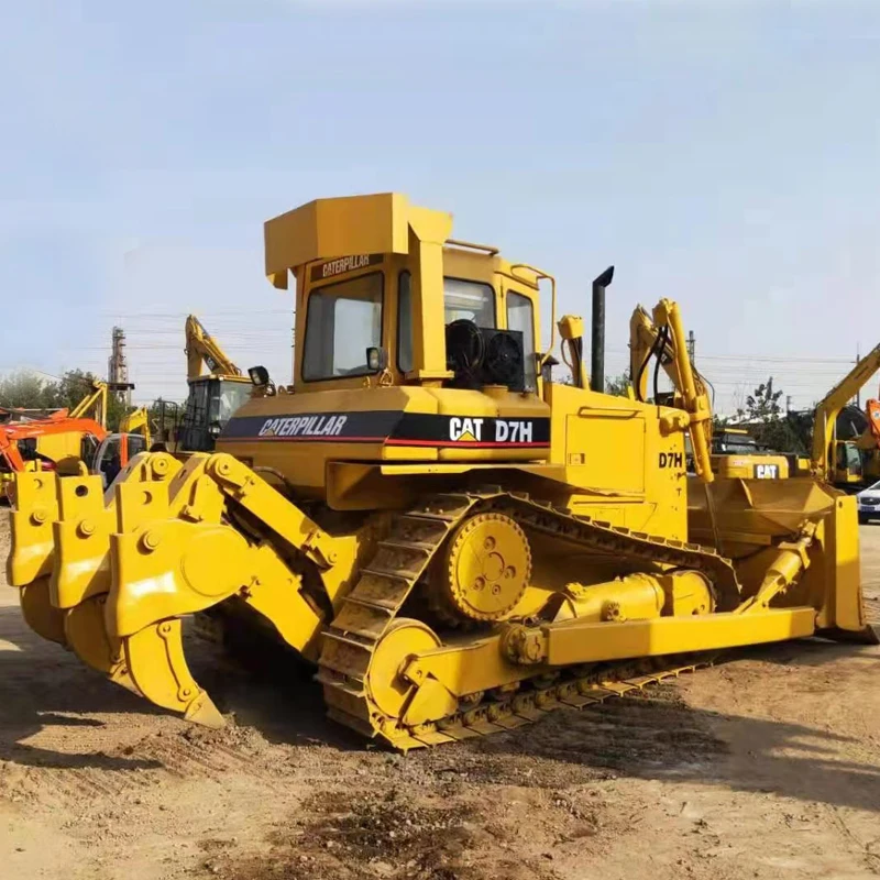 used CAT D7H crawler bulldozer used caterpillar D6H D7H used bulldozer for sale