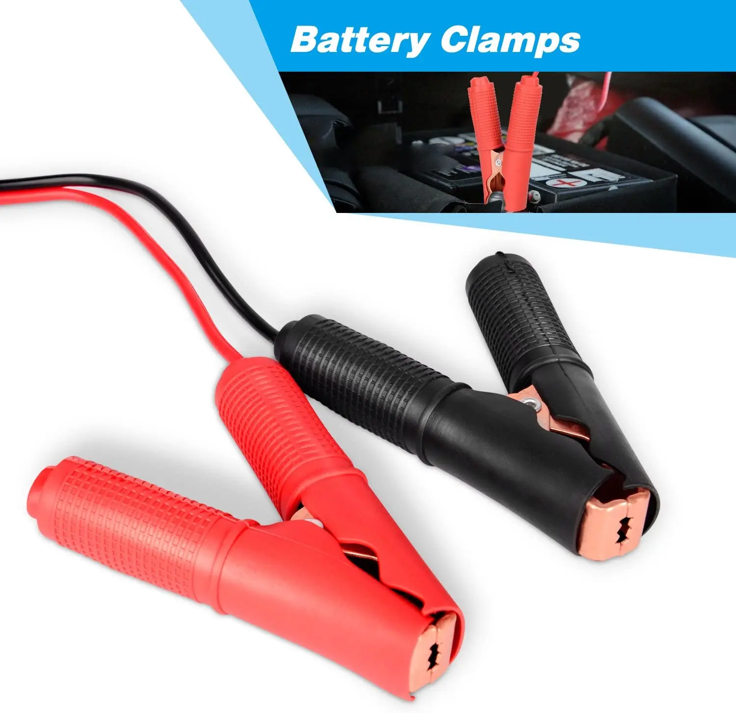 
Crocodile Clamps Alligator Clips Lead to EC5 Connector Electrical Battery Wire Power Clip 