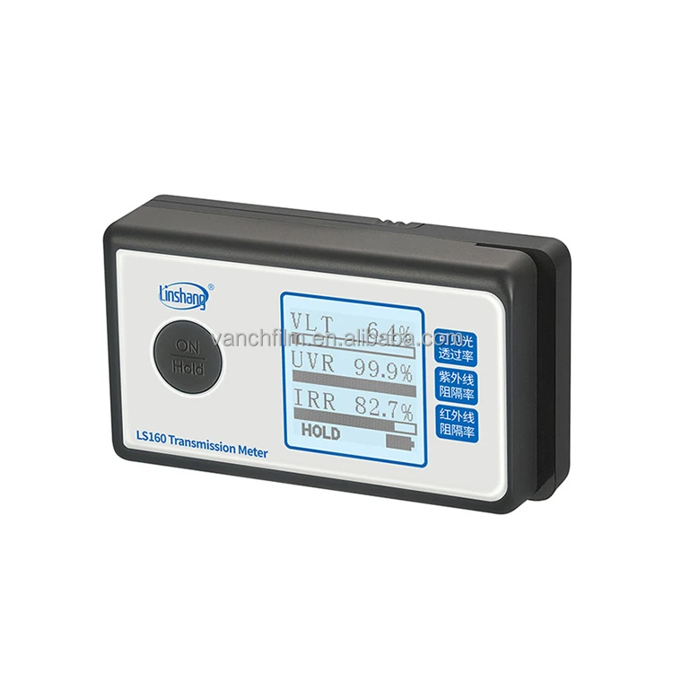 LS160 LS160A Portable Solar Film Transmission Tester Meter Window Tint UV IR Transmission Meter