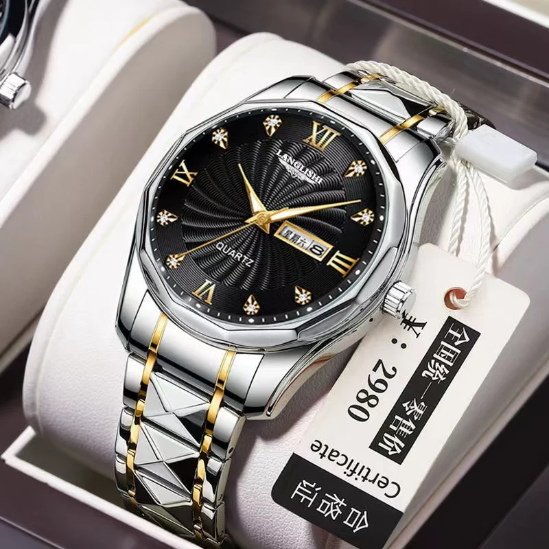 Fashion  Men Quartz Watches panoorin Analogue Water Resist Regarde  Date Dial Man Wristwatch