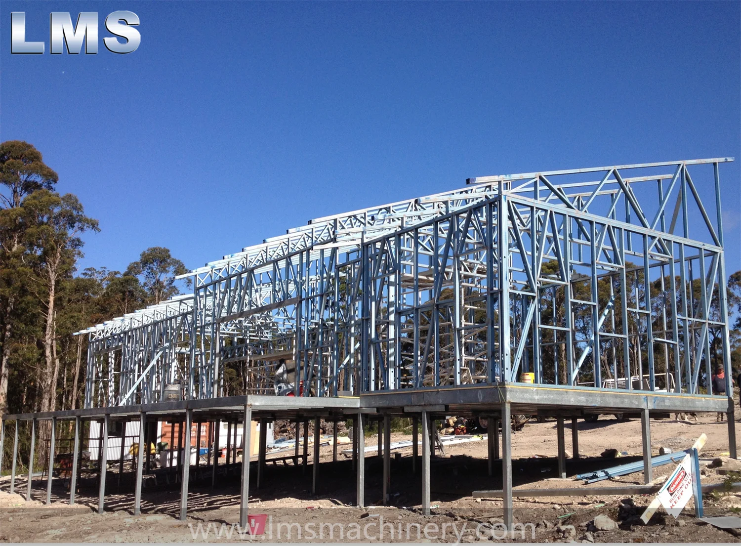 Truss Section Roll Forming Machine Profile Production Vertex 3D