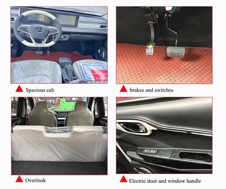 Hot Sale New Energy Adult Four Wheel Mini Electric Small Car Made In China with cheap price  electric rickshaw