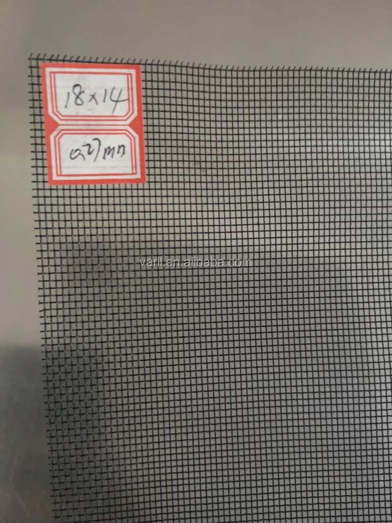 Алюминиевая сетка с эпоксидной смолой и покрытием от летания, черная сетка для окон, сетка от насекомых, ширина 4 дюйма, черный алюминиевый сетчатый рулон