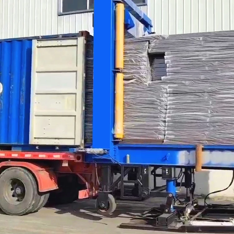 Hot sell new innovative design smart container lifting and unloading ramp system for loading steel/wood/panel