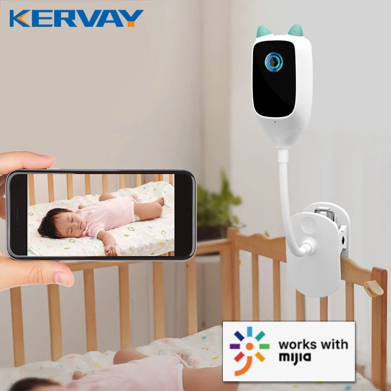 Mijia Xiaovv Smart Baby Monitor 1080P Baby Cry Detection Infrared Night Vision 150 Wide Angle Humanoid Detection Network Camera