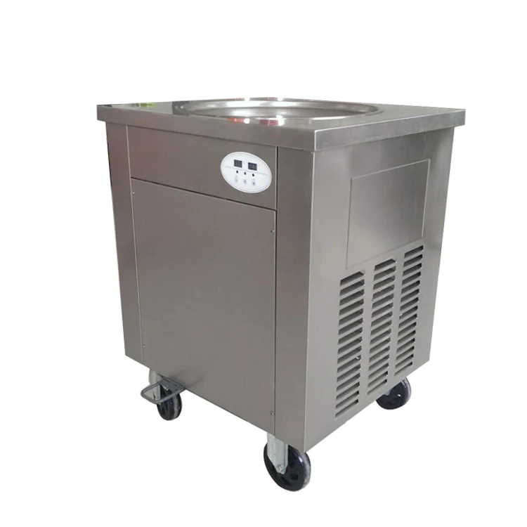 Cold Stone Marble Slab Top Fry Ice Cream Machine / Fried Ice Cream