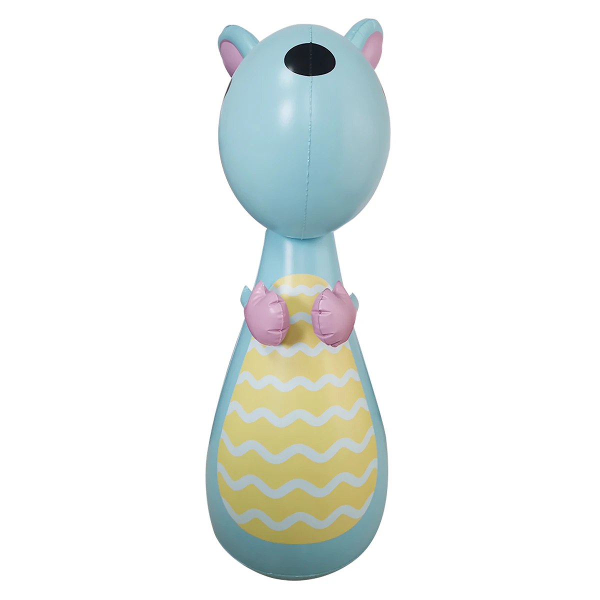 
PVC Exclusive Design Inflatable Cute Kangaroo Rabbit Blue Soft Mini Children Upright Tumbler Toys 