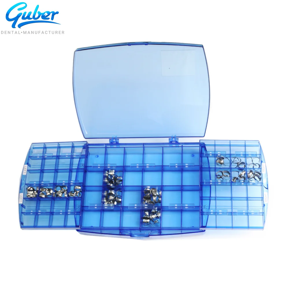 Factory Guber dental instrument ortodoncia bracket brace Bicuspid teeth plain 15-35 system orthodontic premolar band molar bands